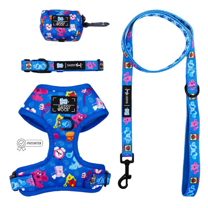 SASSY WOOF - Wholesale Pet Harness - Dog - Dog Four Piece Bundle - Blue's Clues™