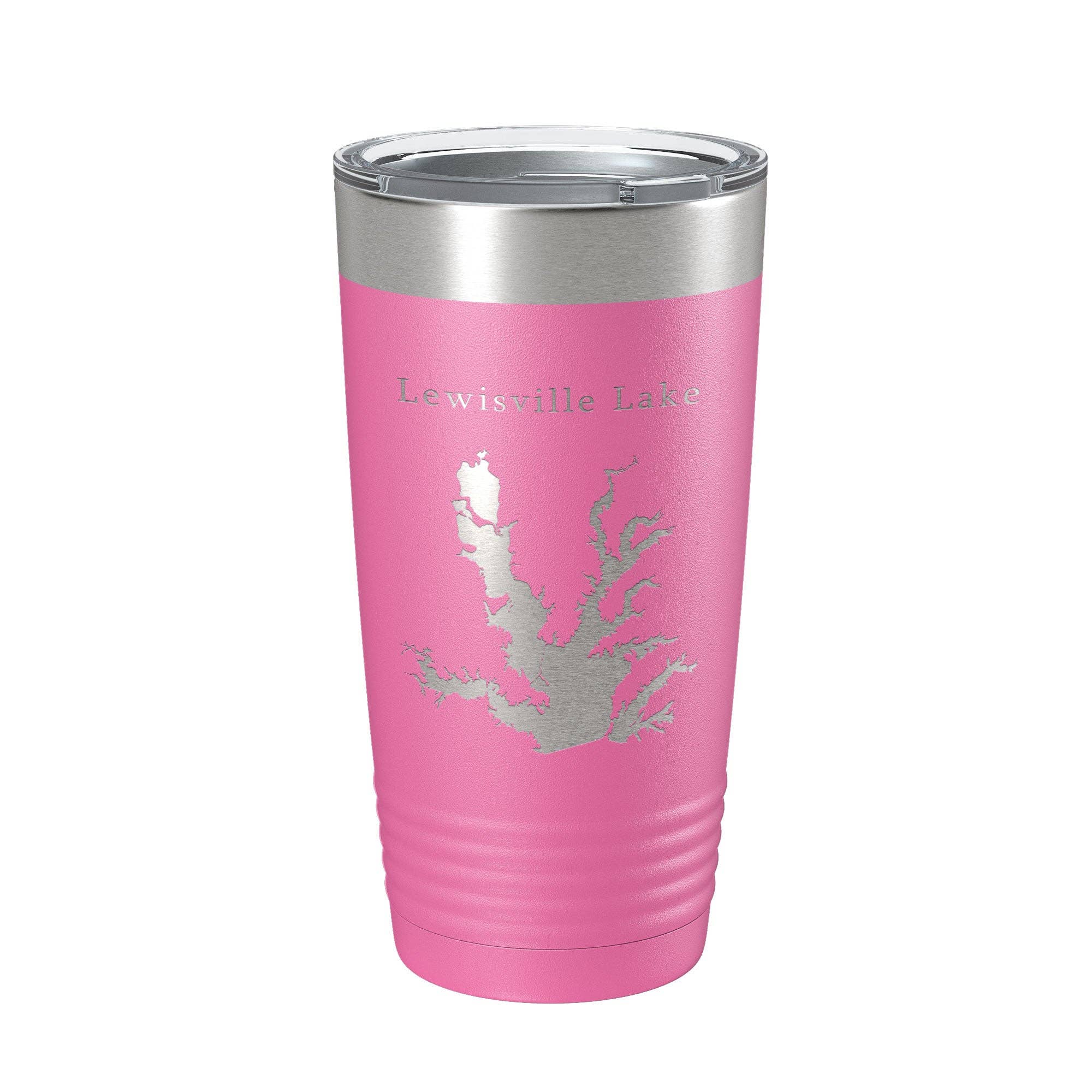 CarveBright - Wholesale Insulated Mug/Tumbler - Lewisville Lake Map Tumbler Travel Mug Insulated Laser Engraved Coffee Cup Texas 20 oz8