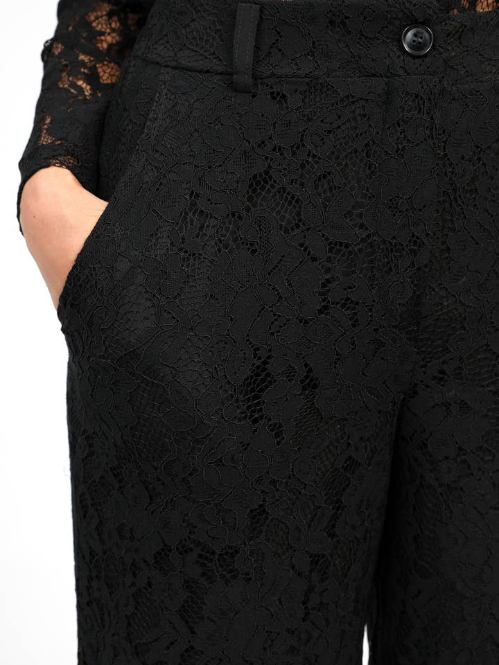 An'ge - Wholesale Broek - Dames - PABLONA BROEK zwart4