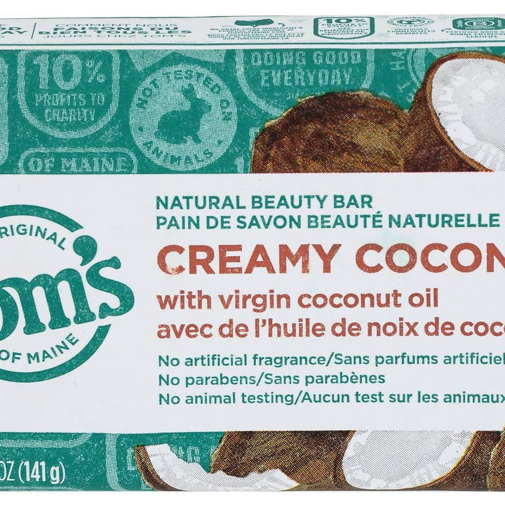 Everyday Supply Co - Wholesale Bar Soap - TOMS OF MAINE SOAP BAR COCONUT - Case of 30