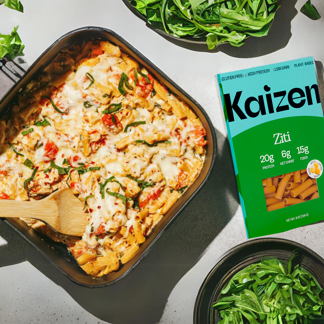 Kaizen Food Company – wholesale Pasta – Ziti-pasta med 6 g nettokolhydrater och högt protein – lågkolhydrat, keto6