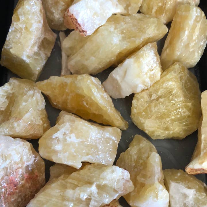 WHOLIFECO - Wholesale Spiritual Stone/Crystal - Raw Yellow Calcite stone3
