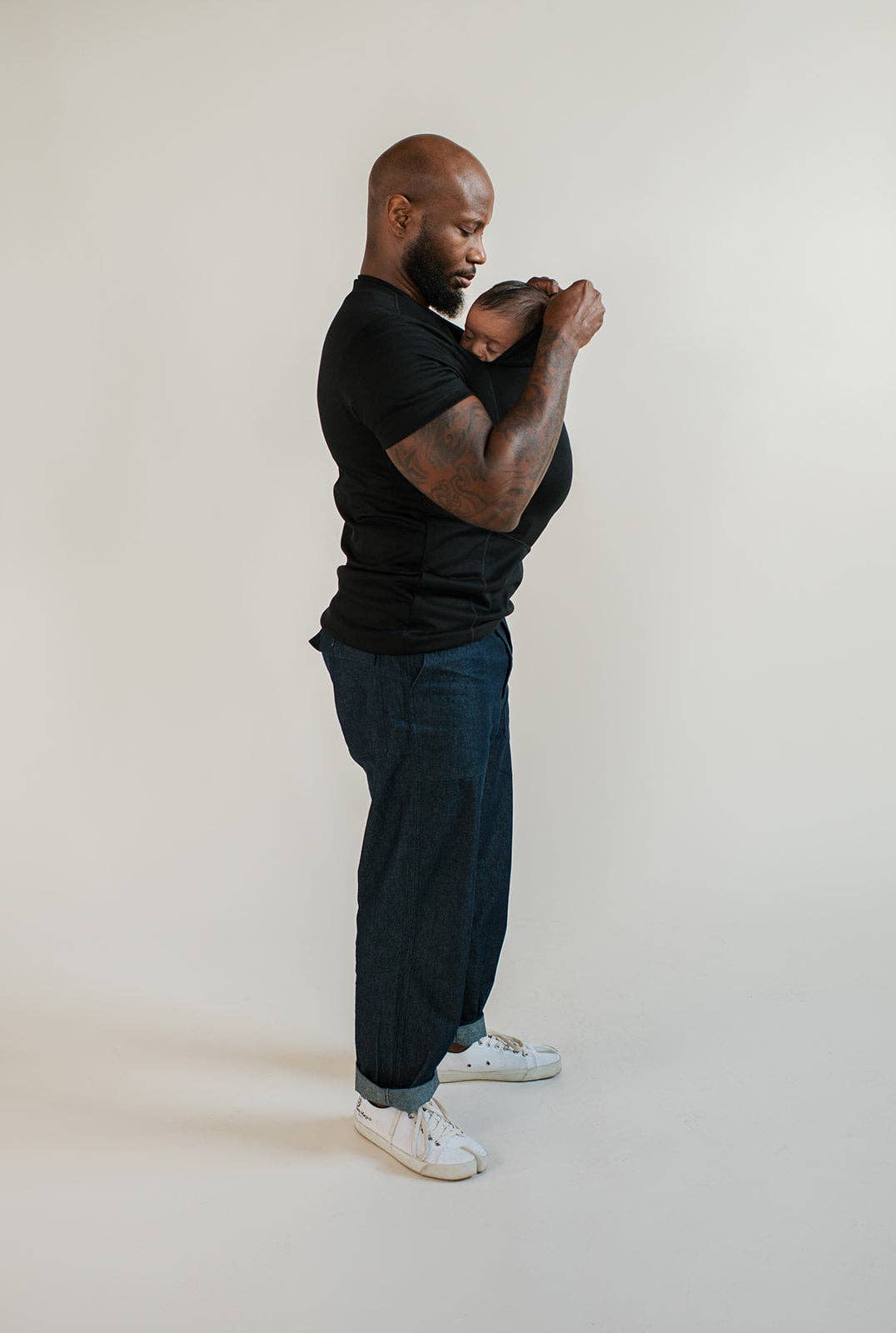 Lalabu - Wholesale Baby Carrier - Lalabu Dad Shirt | Baby Carrier | Black2