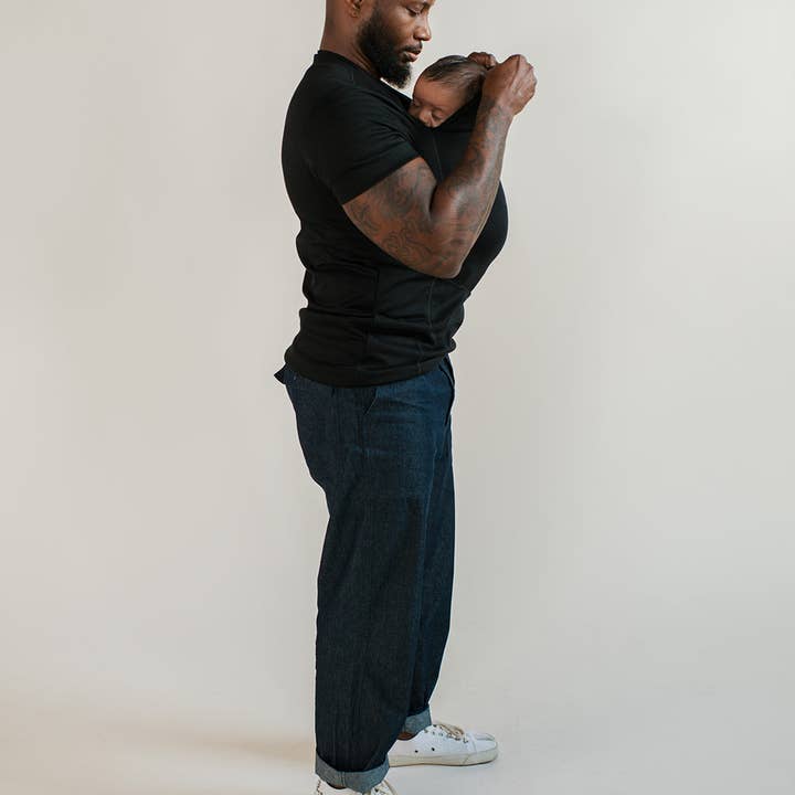 Lalabu - Wholesale Baby Carrier - Lalabu Dad Shirt | Baby Carrier | Black2