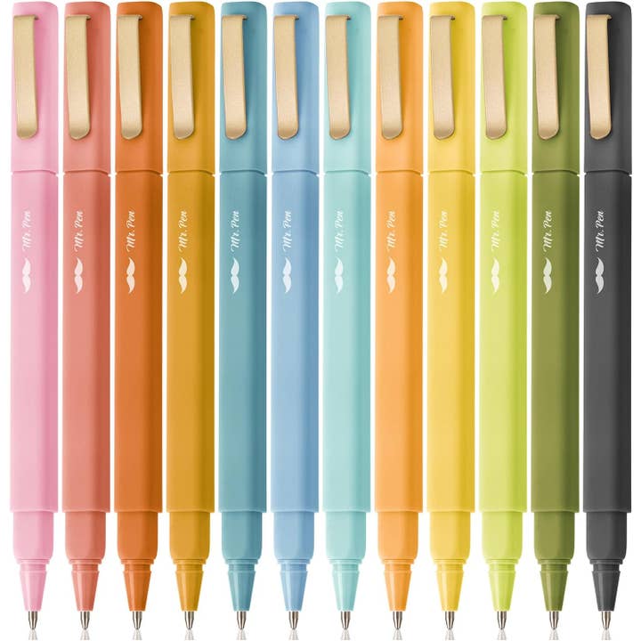 Mr. Pen – Großhandel Stift – Mr. Pen Aesthetic Stifte, 12er-Pack