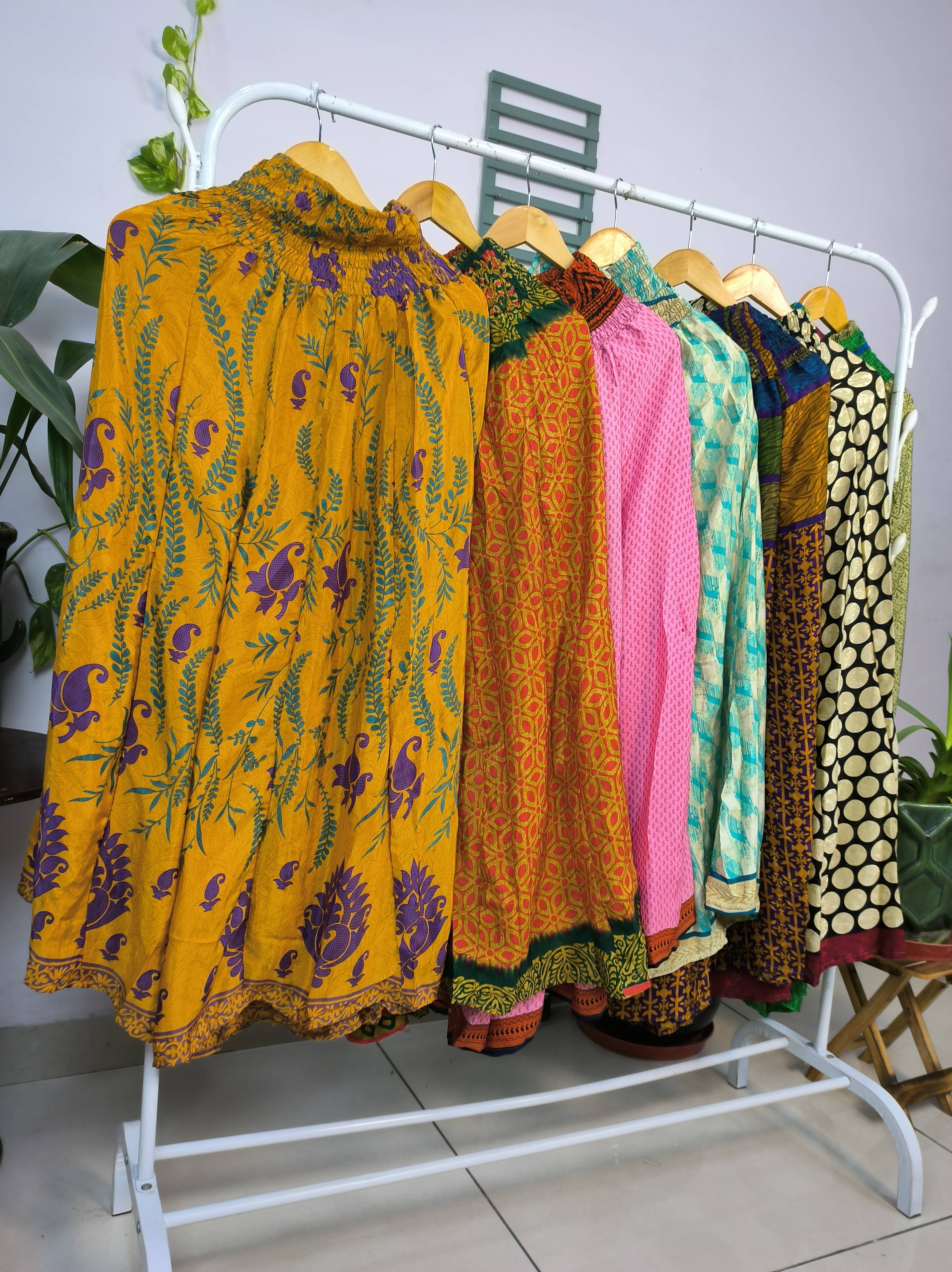 The Eastern Loom - Wholesale Sleepwear Set - Women's - Assorted Vintage Recycled Silk Sari Boho Pyjamas, Nightwear1