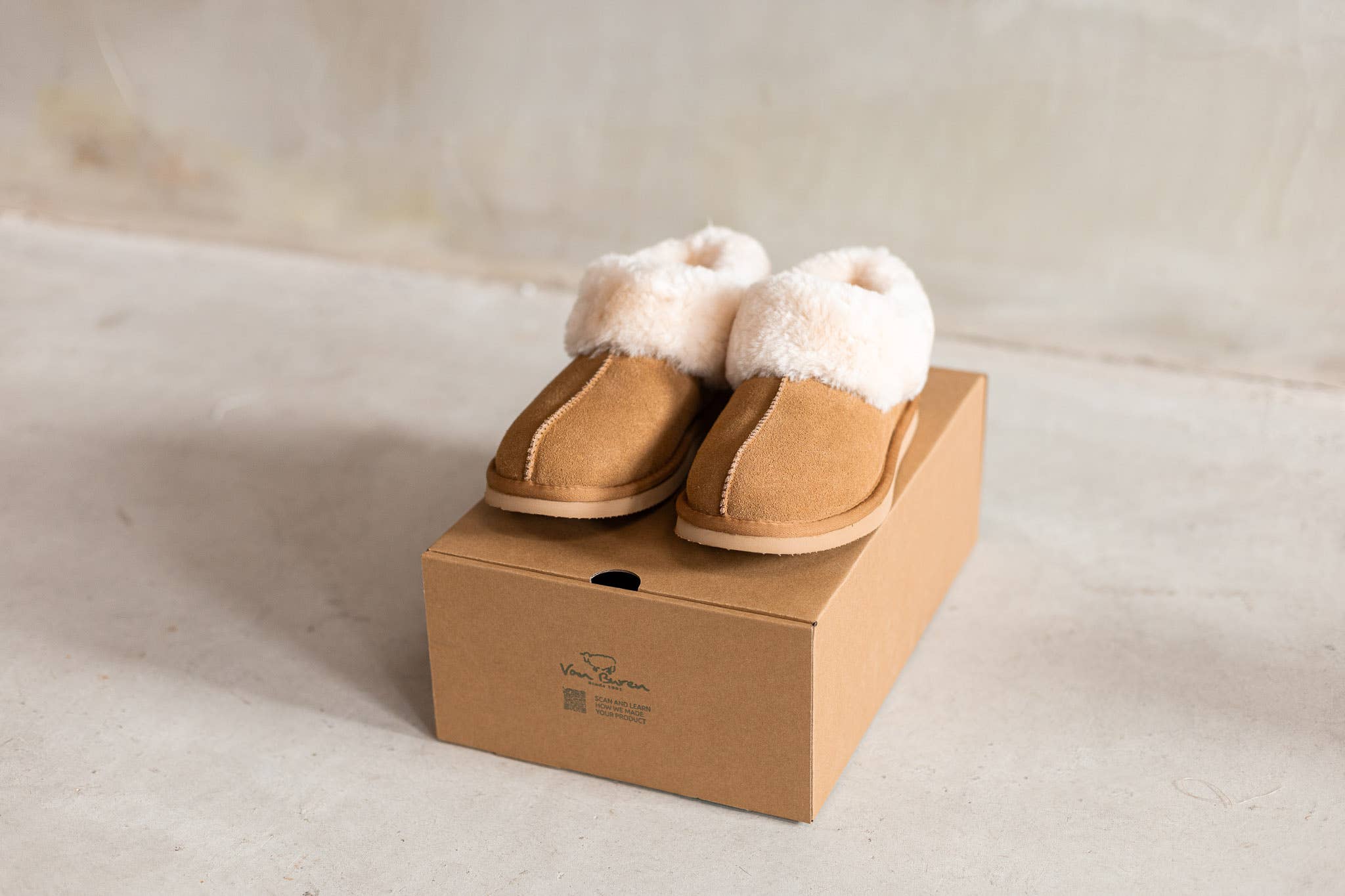 Van Buren - Wholesale Slippers - Women's - Slipper Tuula | Camel | Size 37-434