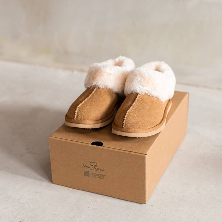 Van Buren - Wholesale Slippers - Women's - Slipper Tuula | Camel | Size 37-434