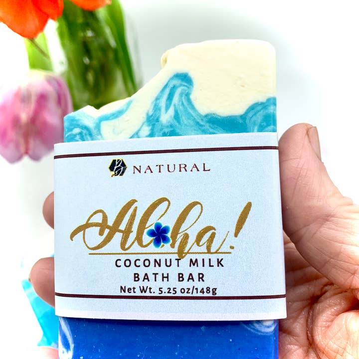 B.NATURAL - Wholesale Bar Soap - Aloha| Bath Bar ("Volcano" by Capri Blue Type)1