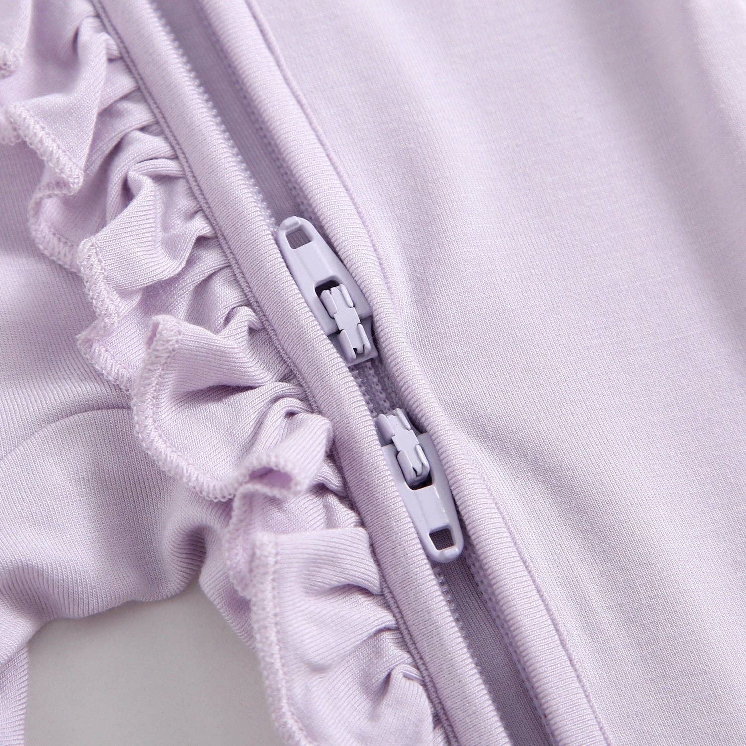 Luxie Charm - Wholesale Jumpsuit - Baby - Ruffled Zippered Baby Romper for NICU & Preemies3
