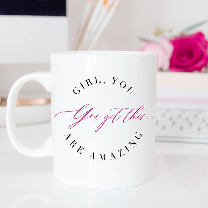 Send Me a Dream - Wholesale Coffee Mug - Girl, You got this! Encouragement Gift Luxe Coffee Mug