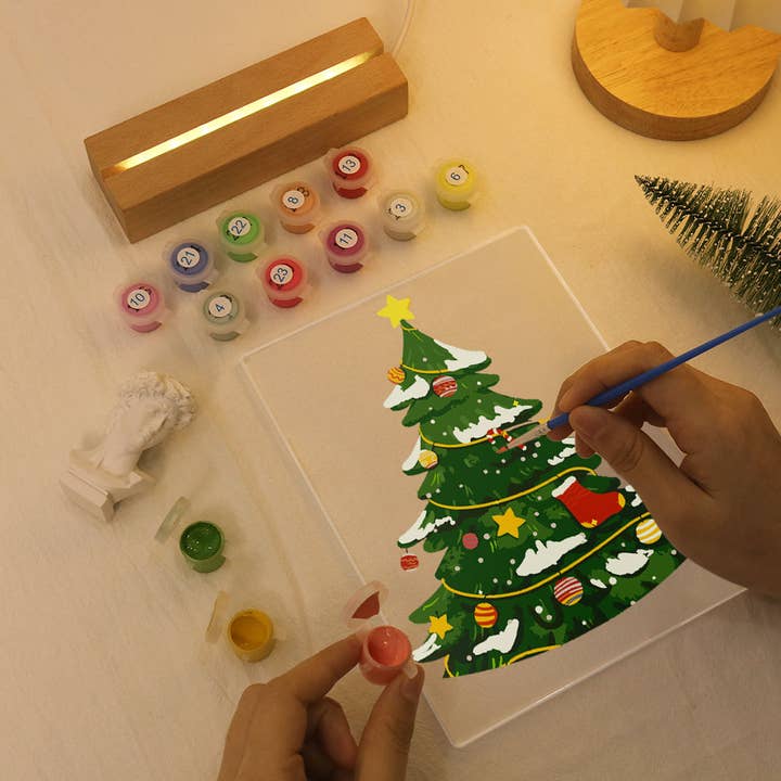 Árbol de Navidad LED Pintar por Números para venta al por mayor de Paint Your Numbers