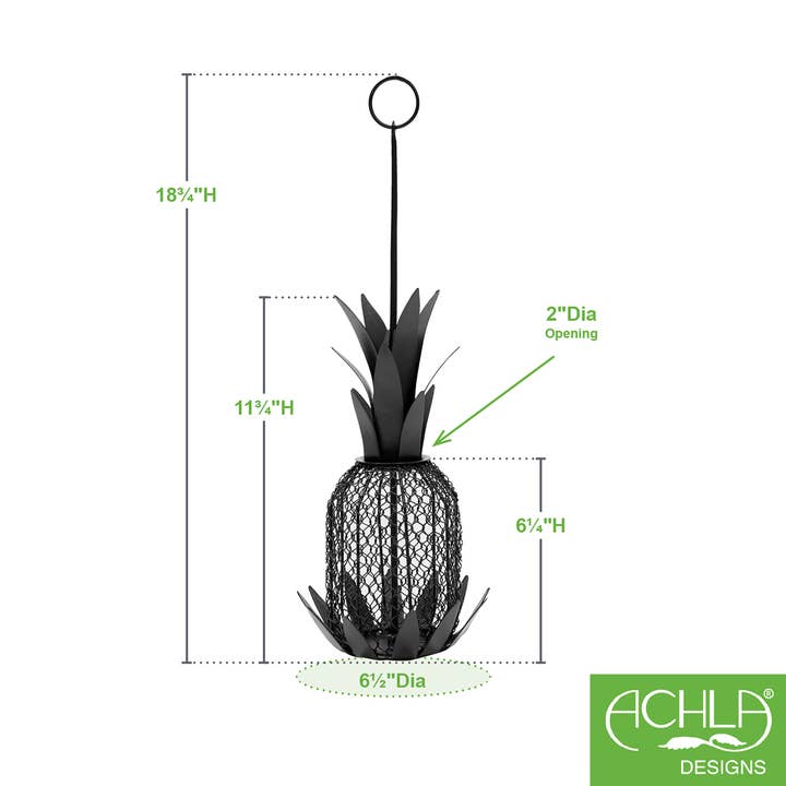 ACHLA Designs - Wholesale Bird Feeder - Pineapple Bird Feeder