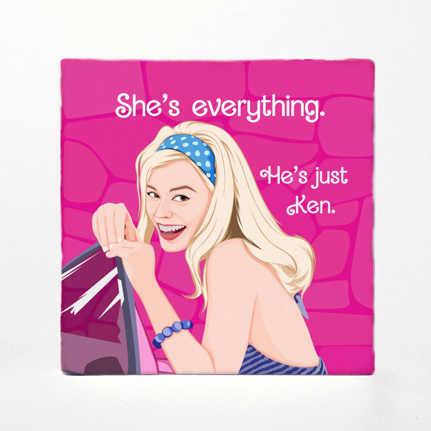 Versatile Coasters Canada - Wholesale Coasters - Barbie Themed Absorbent Ceramic Coasters1