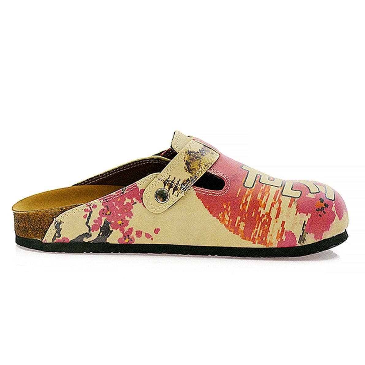 Goby – wholesale Träskor – dam – Röd & Tan Kinesiska Träskor CAL3204