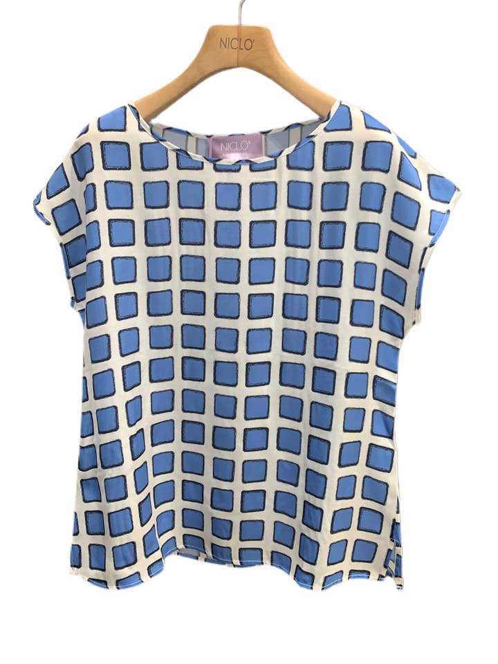 1/2 sleeve blouse #2211427 for wholesale by NICLO' love in italy