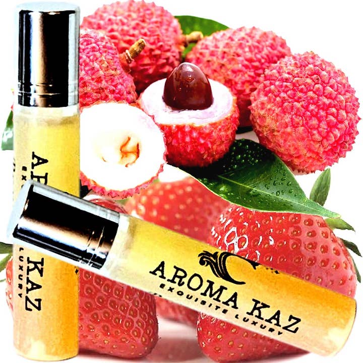 Pink Lychee Roll On Parfume Duftolie for engroshandel hos Aroma Kaz