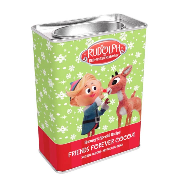 McSteven's - Wholesale Hot Cocoa Mix/Kit - Rudolph The Red-Nosed Reindeer© Friends Cocoa (8oz Tins)