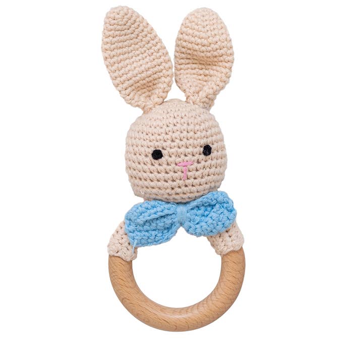 Wonderjoys Baby Co - Wholesale Handheld Rattle - Baby - Animal Hand Crochet Rattles - Classic Collection