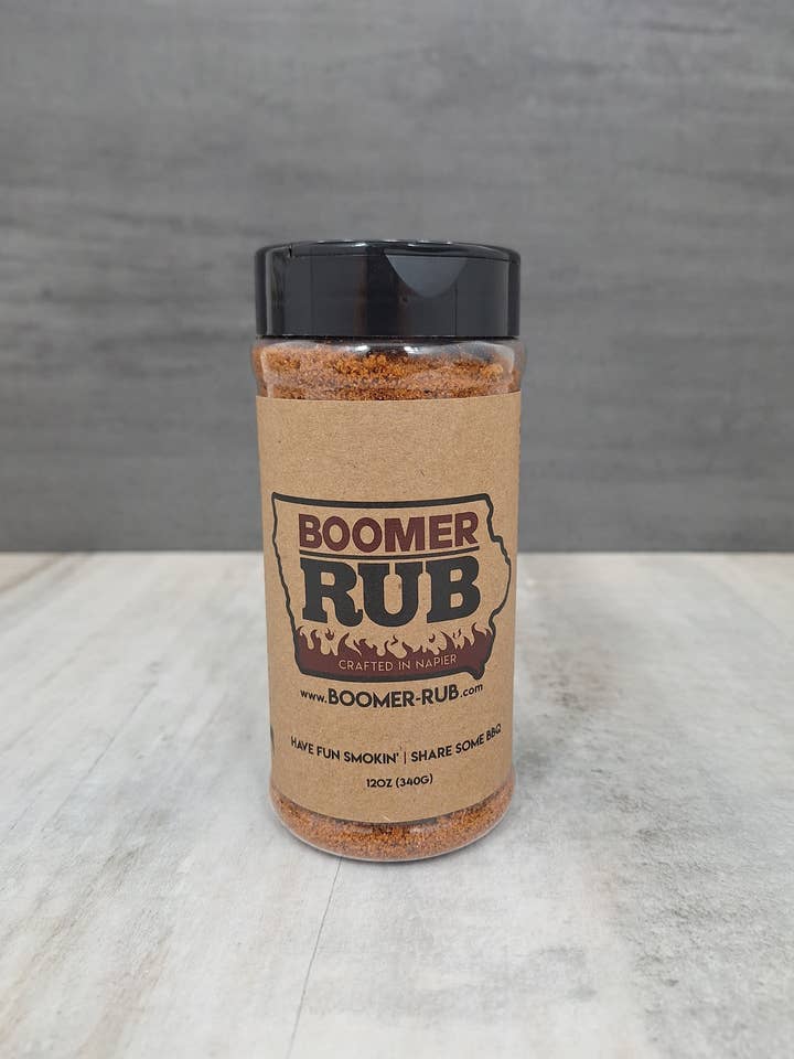 Boomer Rub for wholesale by Heart of Iowa Market Place