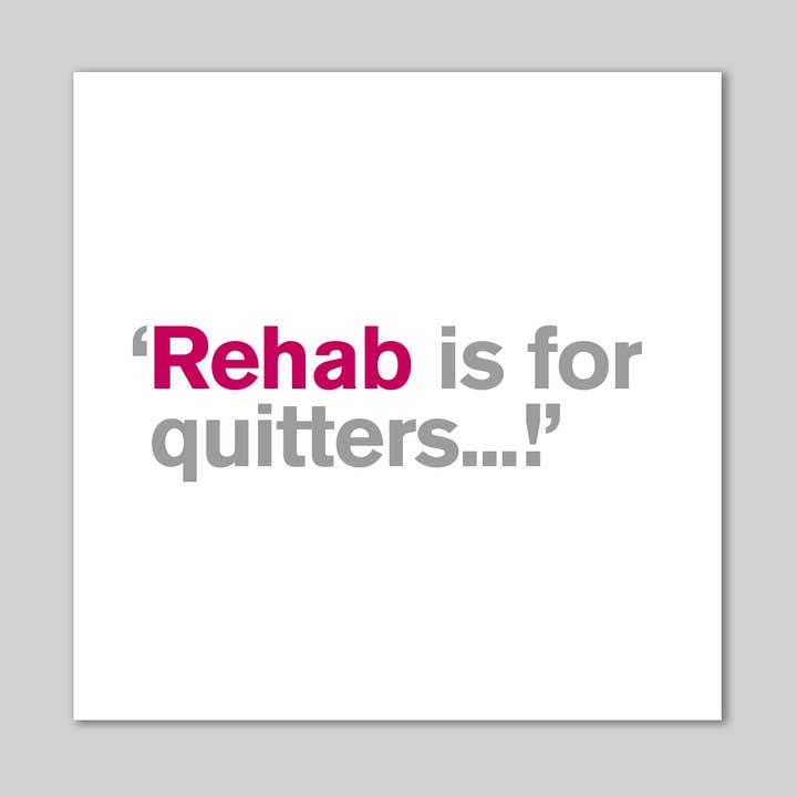 Carte de vœux Rehab pour la vente par Icon