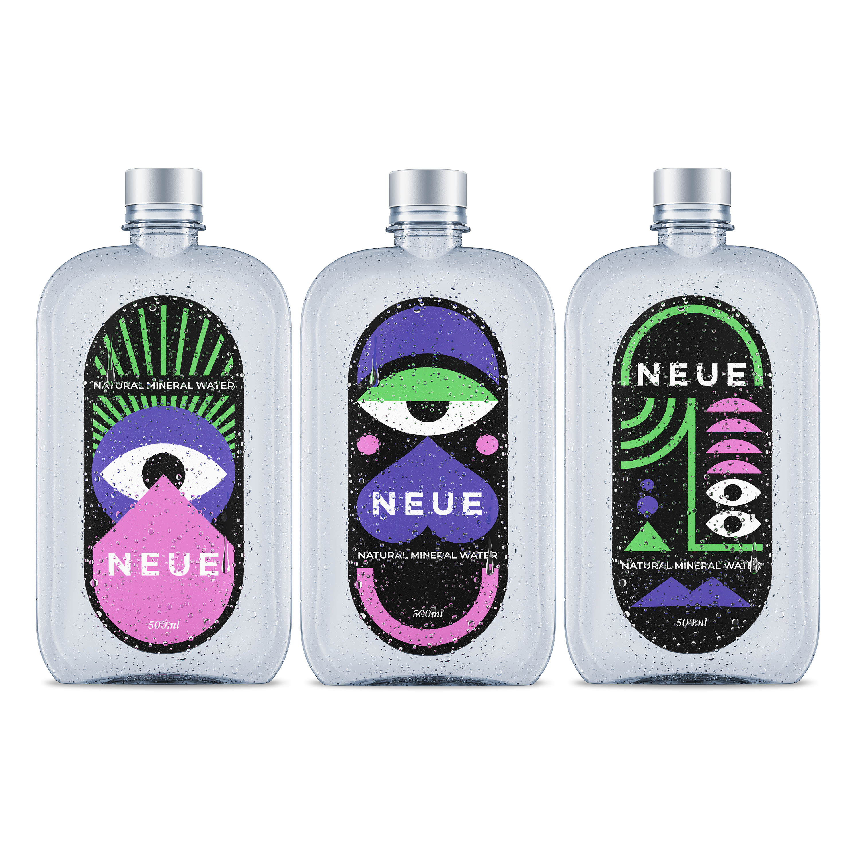 NEUE Water - Vente Eau plate - Caisse de 12 bouteilles (500 ml) Collection 21