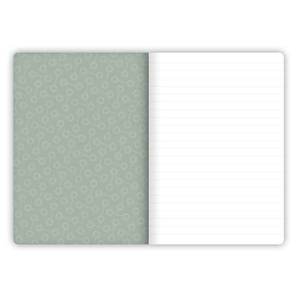 etmamu – Engroshandel Notesbog – Sæt med 4 notebooks mønstre4