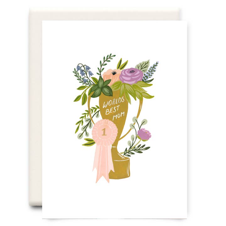 World's Best Mom | Mother's Day Greeting Card for wholesale by Inkwell Cards
