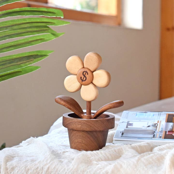 Senser Woodcraft – wholesale Doftpinnar – Money Blossom - Skrivbordsleksak/Trädiffusor