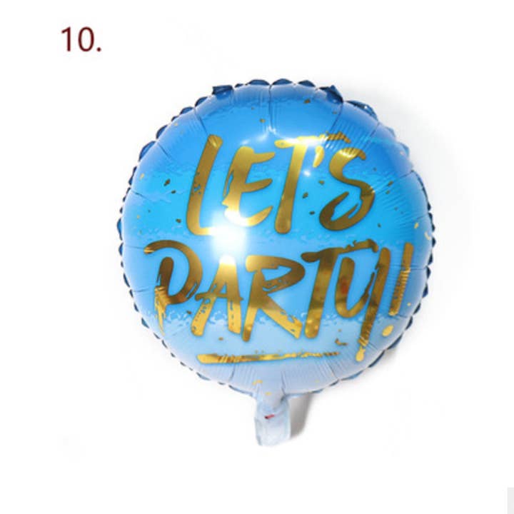 My Wholesale Warehouse - Wholesale Balloon - Generise Large 18" Inch Helium & Self Inflating Happy Birthday Foil Party Balloons with String and Straw5