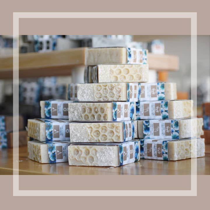 Bar Soap: Oatmeal Spearmint for wholesale by Tiani Body Care