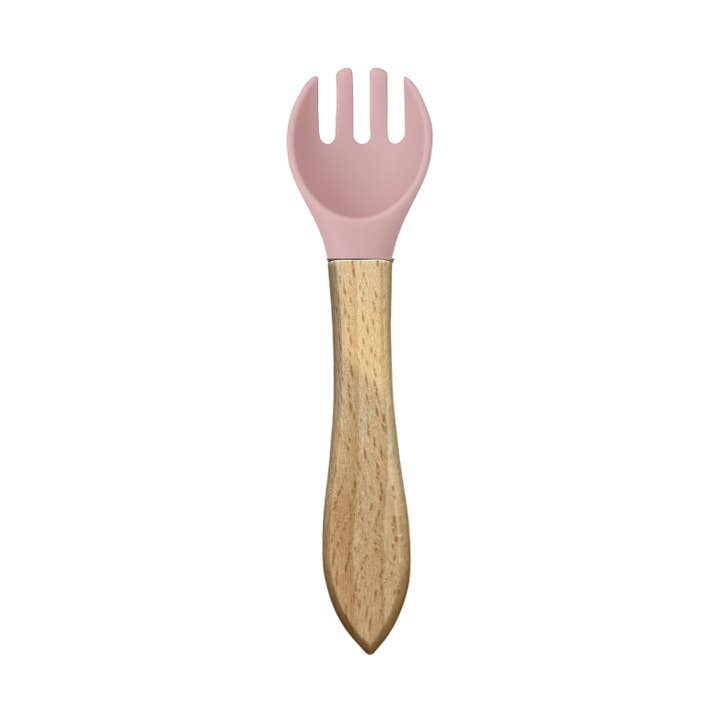 Toddler Fork with Wooden Handle # for wholesale by Loomie London