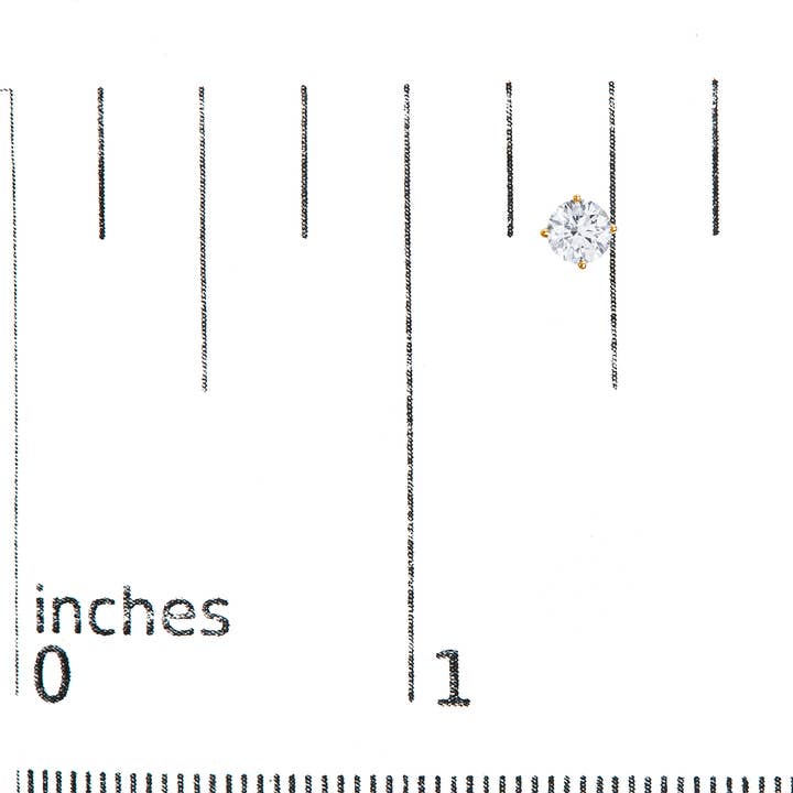 Infinite Jewels - Wholesale Stud/Post Earrings - 14K Gold 1.0 Carat Lab Grown Diamond Solitaire Stud Earrings4