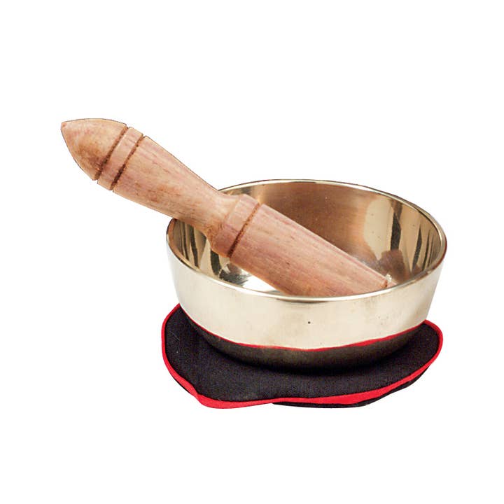 Triloka - Wholesale Meditation Supplies - 7 Metal Ring Gong Bowl Set