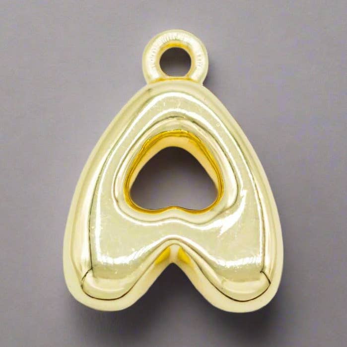 Pendentif Collier Lettre Bulle en Or Petit pour la vente par EMERSON & OLIVER