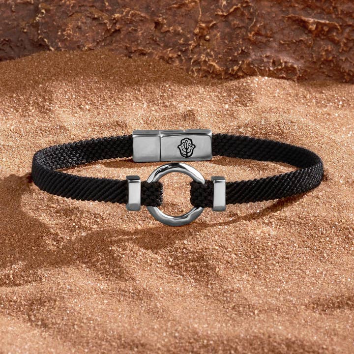 Helig överflöd herrarmband i svart snöre (Kopia) för wholesale av Karma And Luck