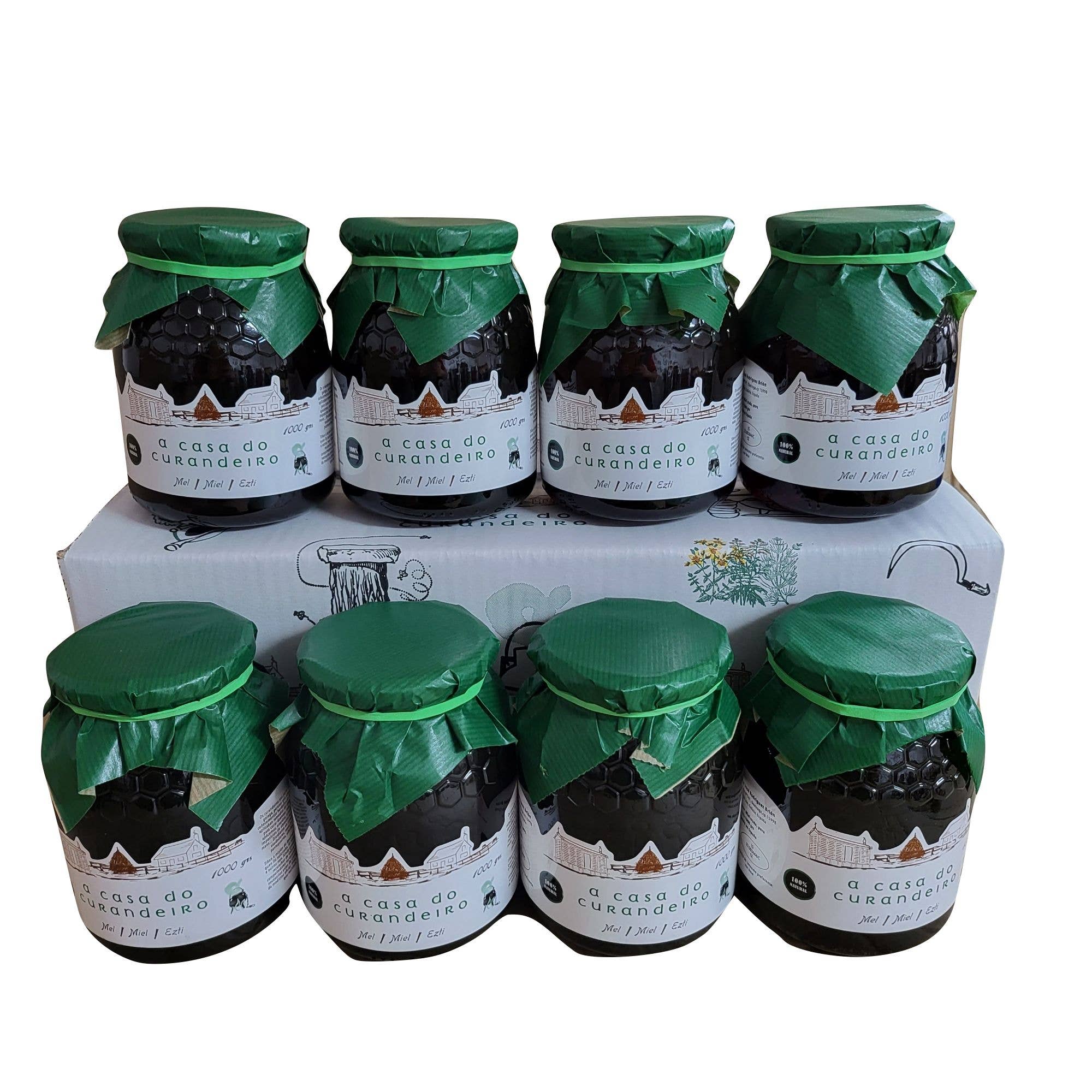 Apigal - Wholesale Honing - Rauwe bos honing 1 kg van « A Casa do Curandeiro »1