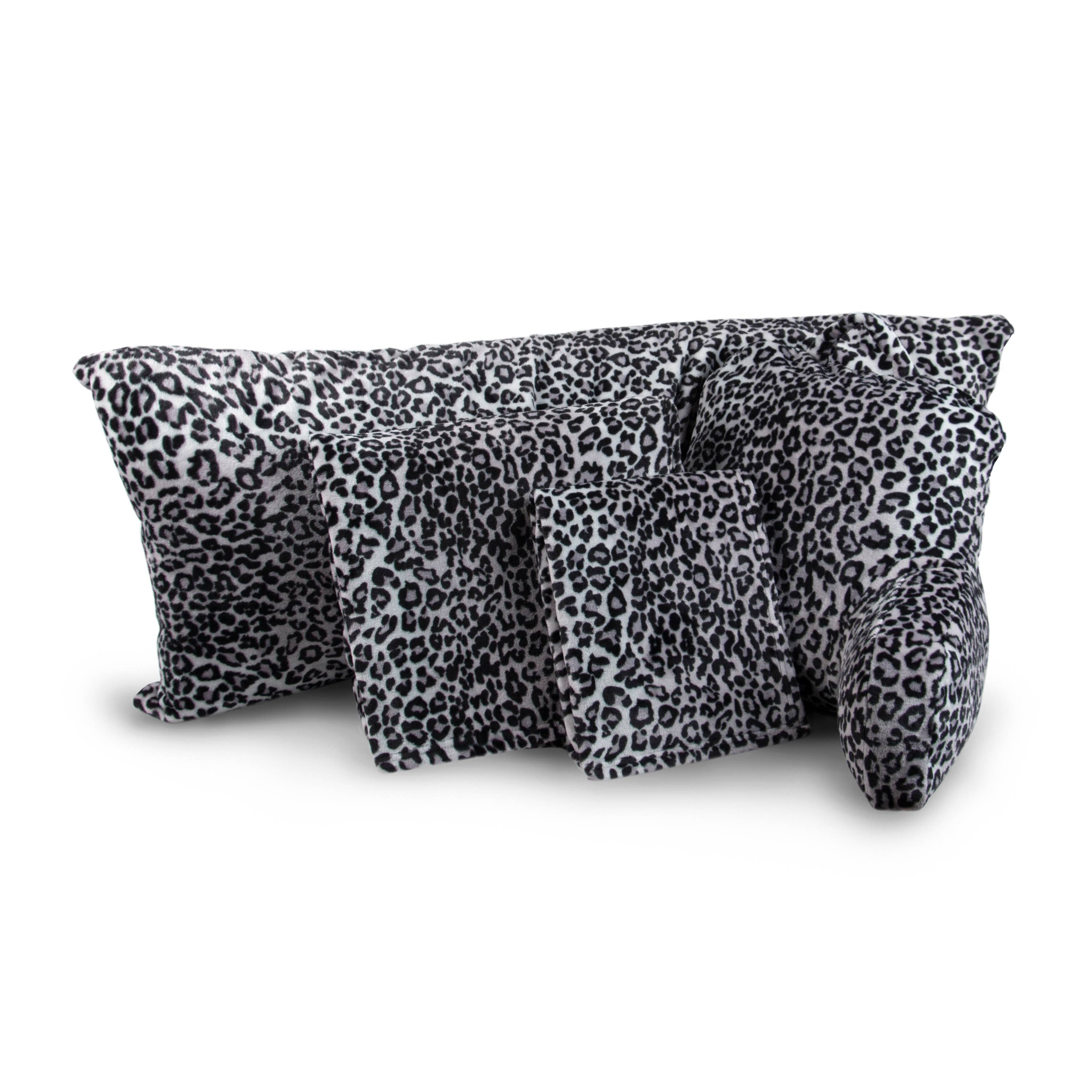Tadpoles | Baby + Kids | Home + Play - Wholesale Bedding Pillow - Sleeping Partners Body Pillow, Snow Leopard/Grey Cheetah3