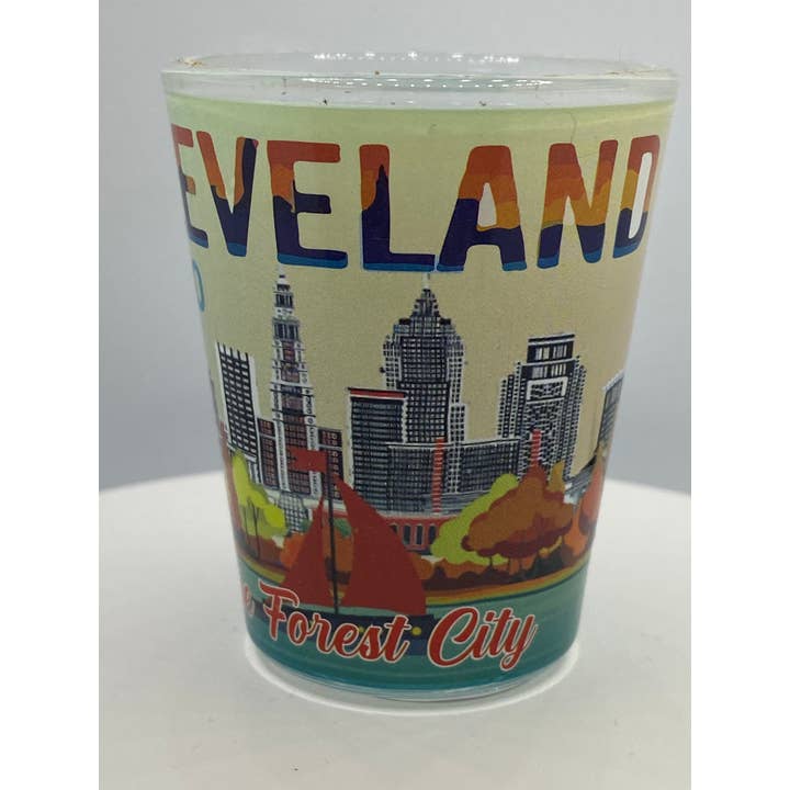 7 Star - Venta al por mayor Vaso de chupito - Vaso de chupito Ohio «CLEVELAND»1