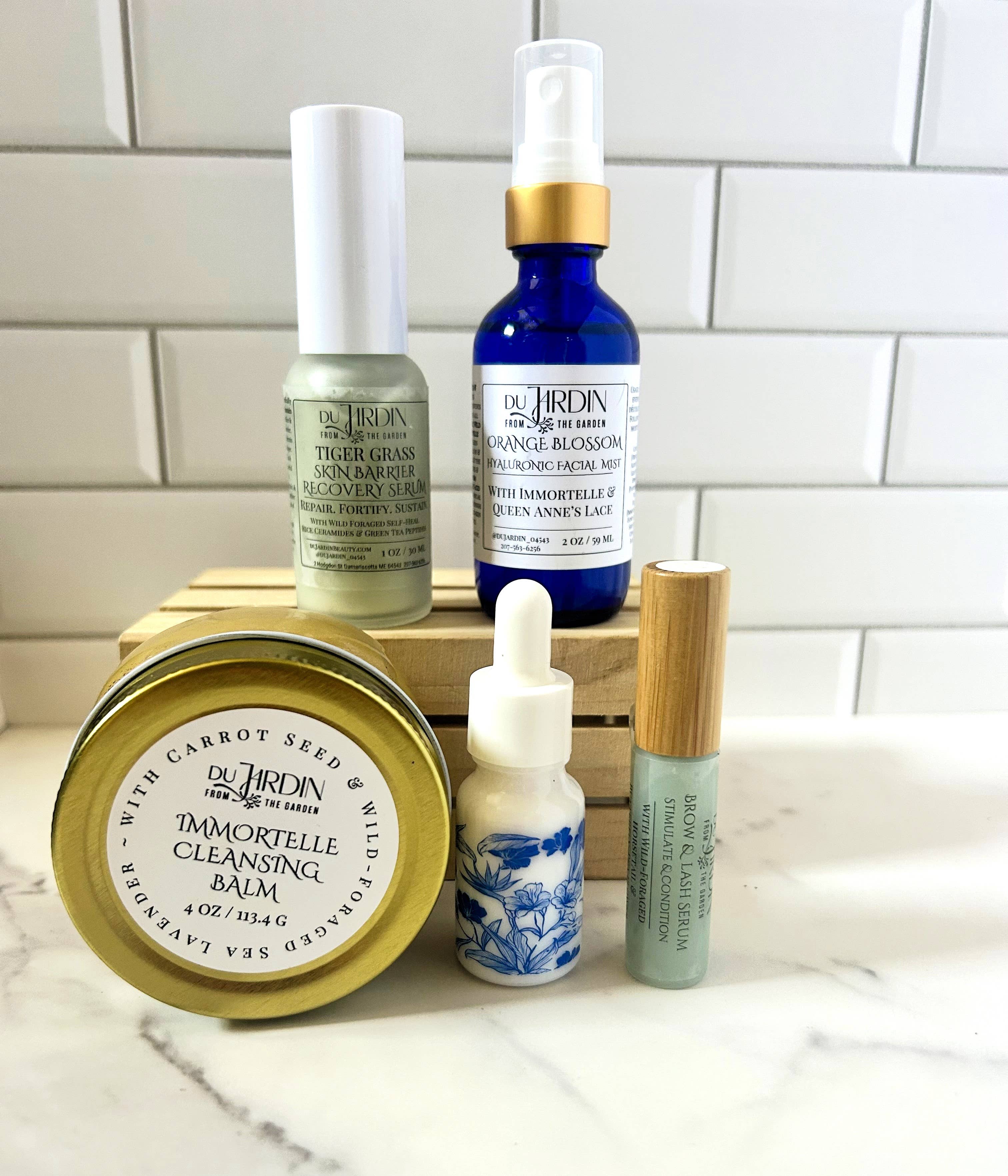 Du Jardin Beauty - Wholesale Facial Serum/Concentrate - Blue Lotus Evening Renewal Serum W Bakuchiol & White Lupin12