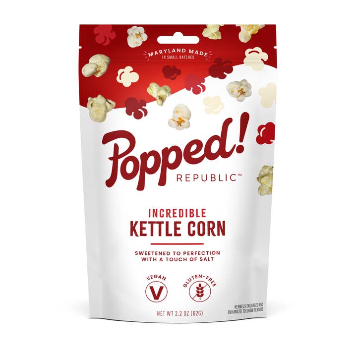 Popped! Republic - Wholesale Popcorn - Gourmet Popcorn in Small Stand Up Pouches