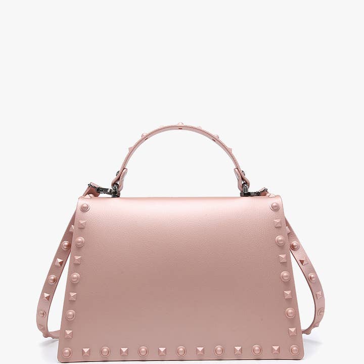 Jen & Co. - Wholesale Satchel - Women's - PP2044 Roxie Studded Crossbody/Clutch w/ Buckle Closure7