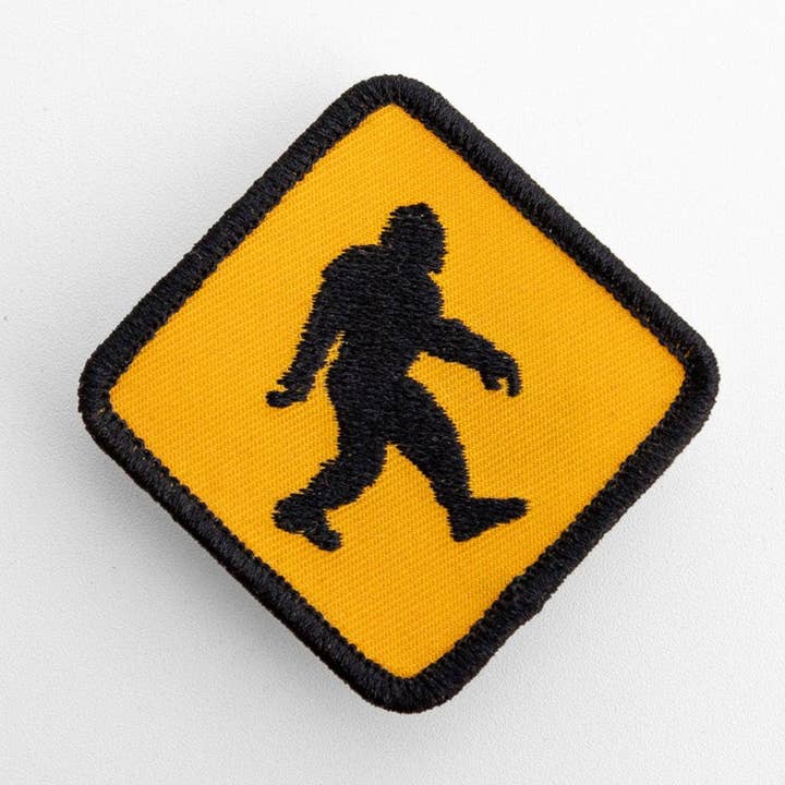 Bigfoot Crossing Patch for wholesale by Squatchy
