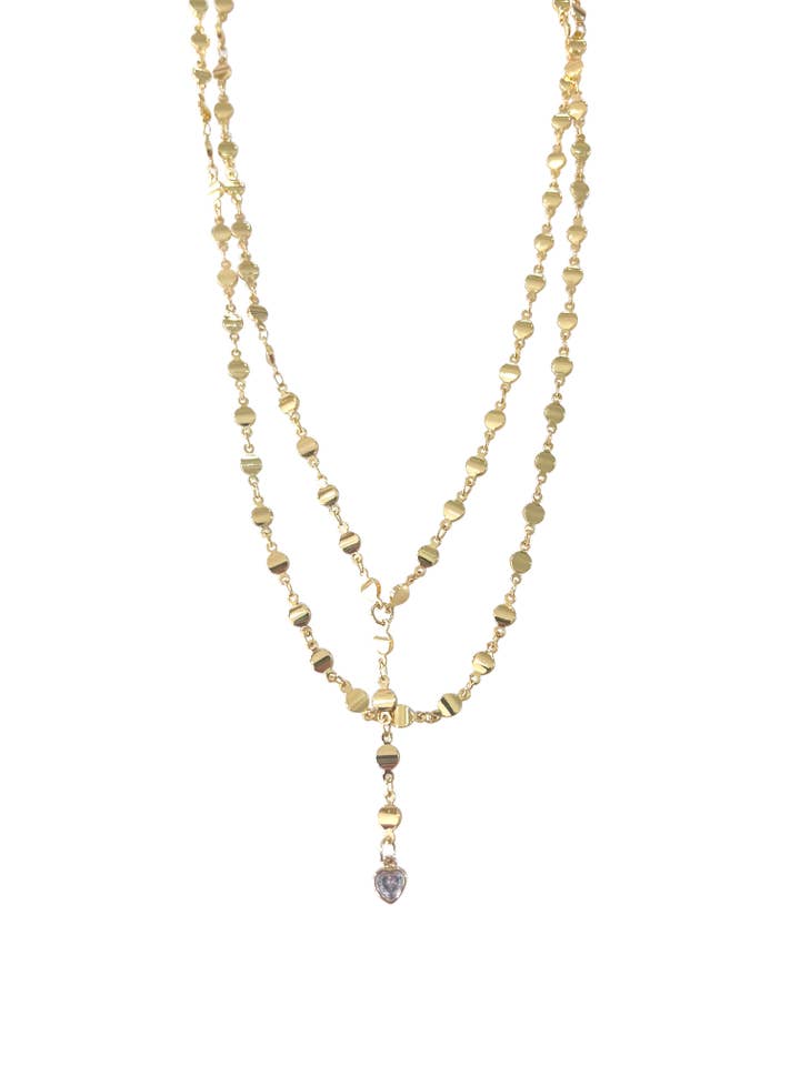 Diva Double Layered Necklace for wholesale by Gemelli