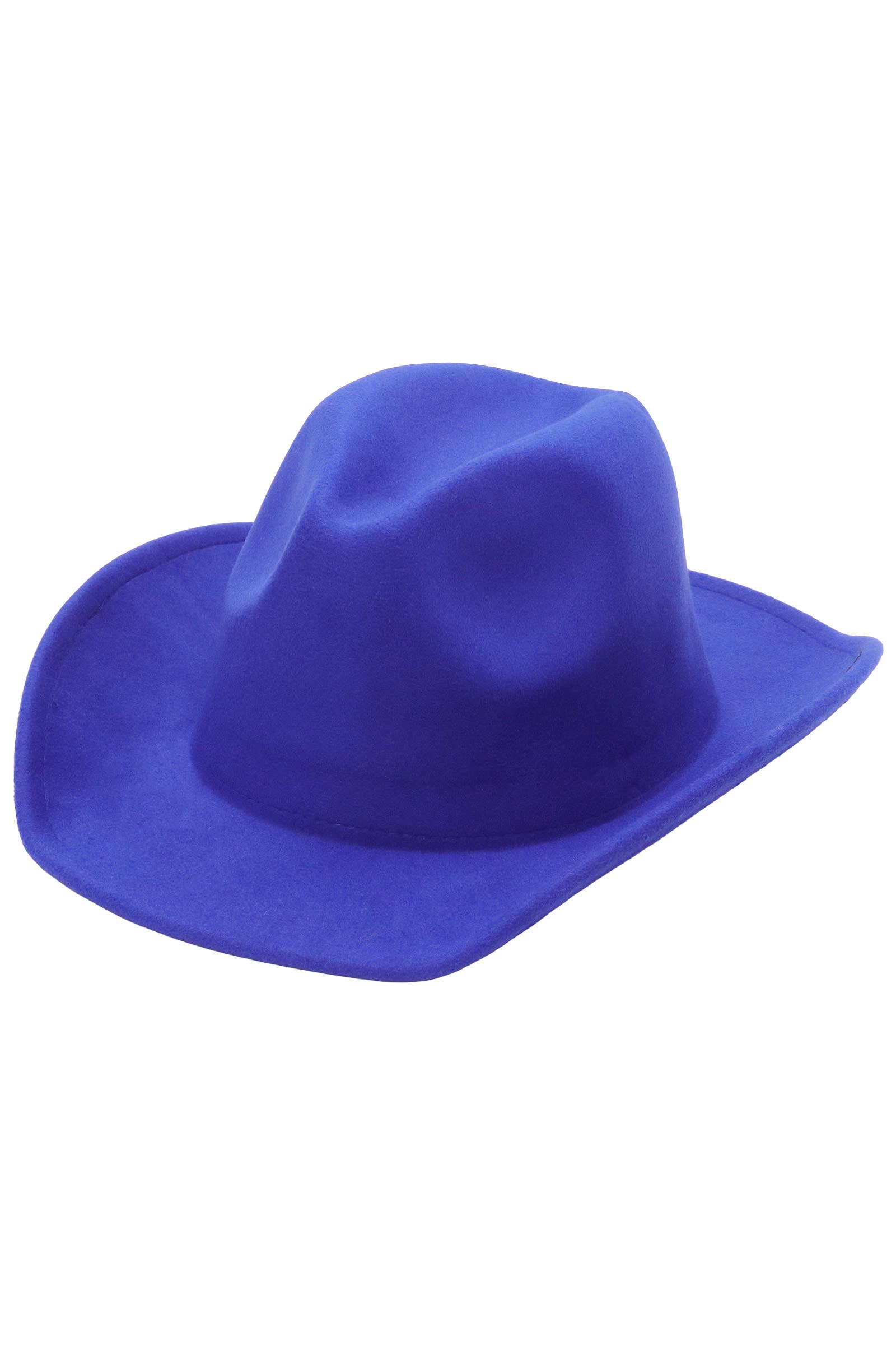 Cap Zone – wholesale Cowboyhatt - Unisex – Solid Plain Taco Brim Filthatt Cowboyhatt2