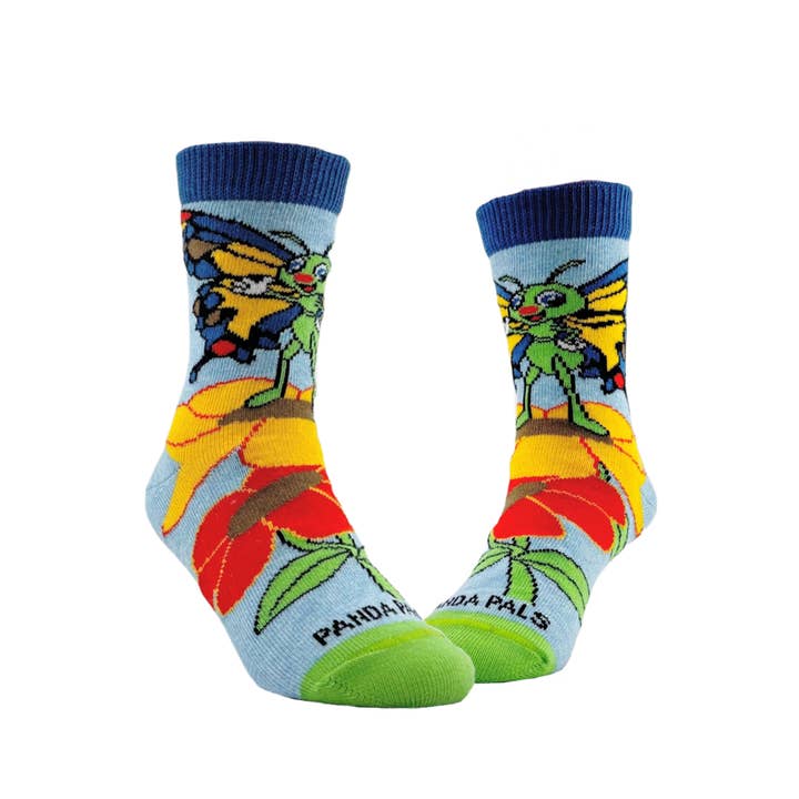Butterfly Socks from the Sock Panda (Ages 3-7) for wholesale by Sock Panda