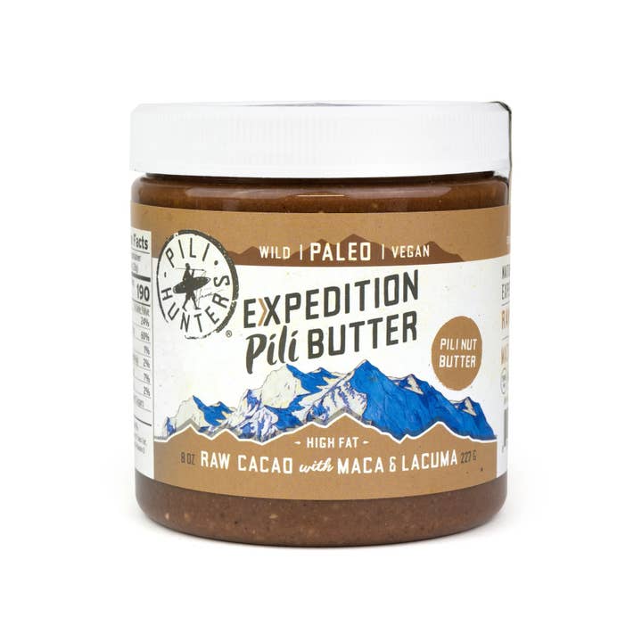 Pili Hunters - Wholesale Nut Butter - Pili Hunters Raw Cacao Expedition Pili Nut Butter (8oz)