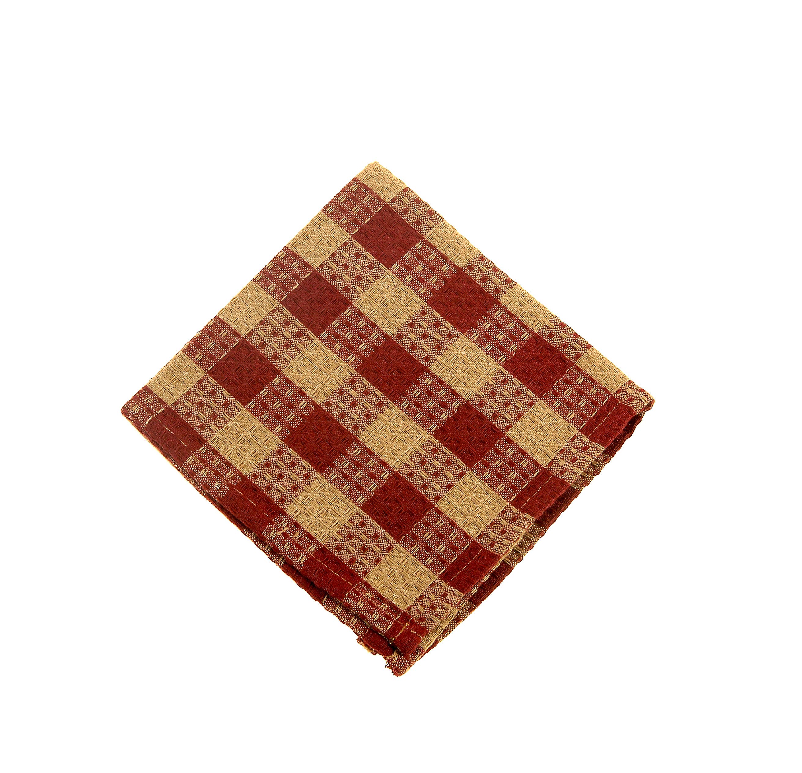 Accent Linen – wholesale Dishcloth – Dish Cloth - Burgundy Check0