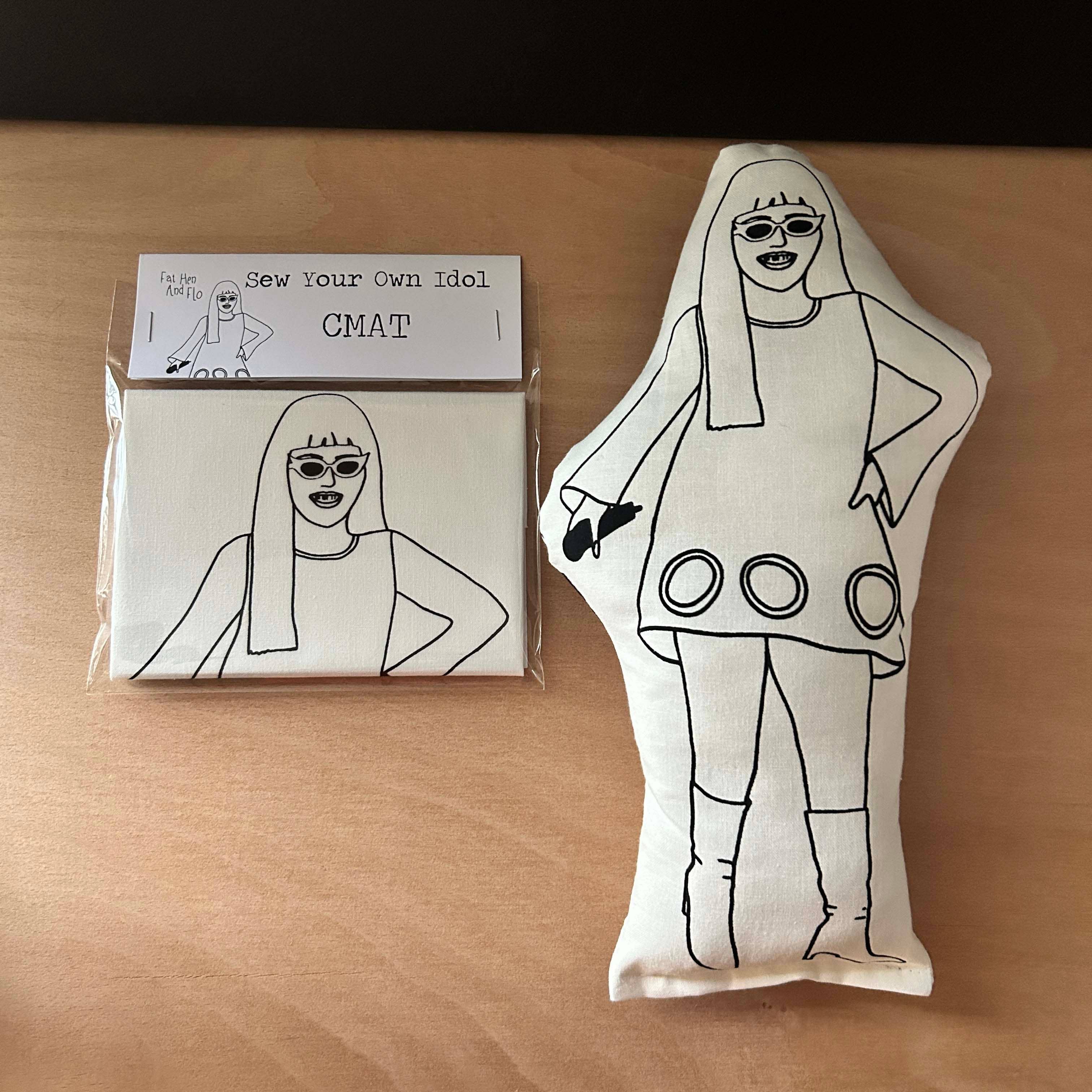 Fat Hen And Flo – wholesale Craft sewing kit – CMAT - Sew Your Own Idol Kit3