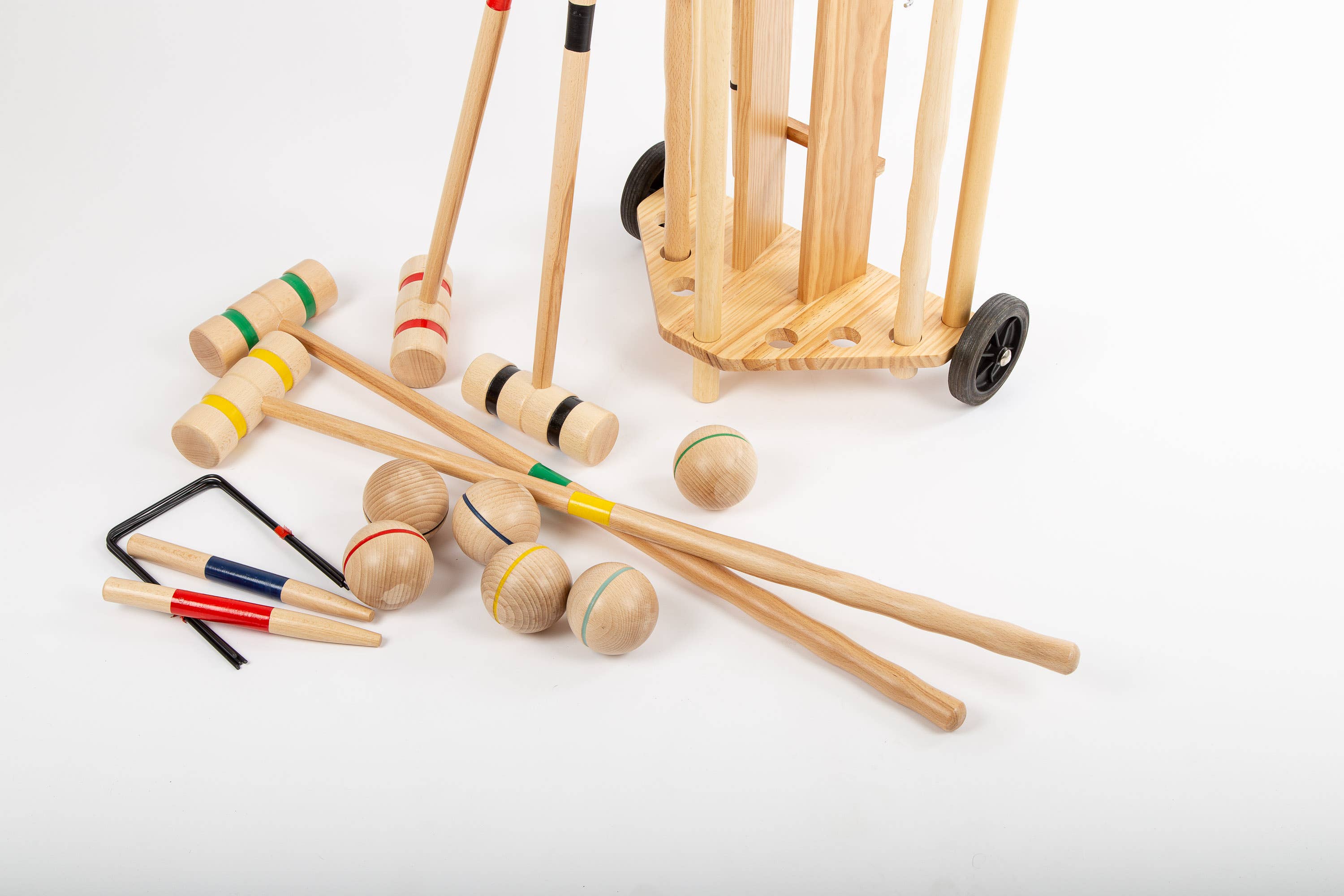 MORA PLAY - Wholesale Sporting Accessories - Professional wooden croquet set - 6 Players7